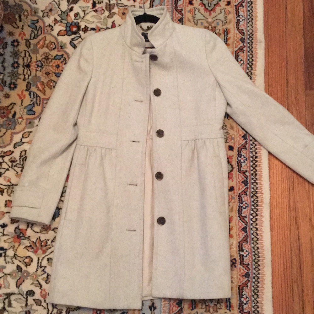 J. Crew wool coat. Great condition! Tailored waist